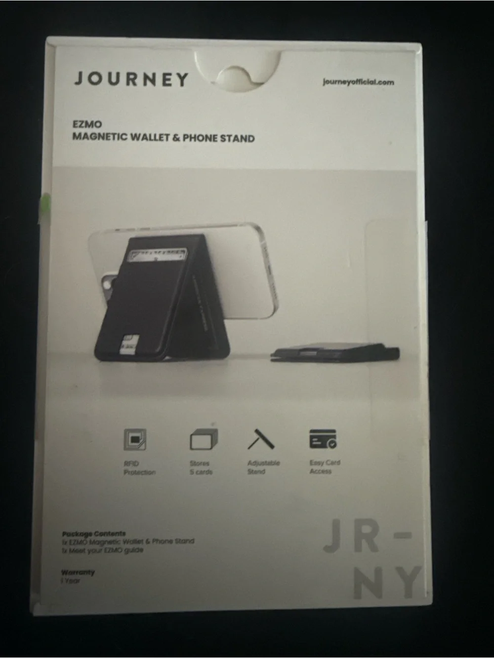 JRNY Journey Magnetic Wallet & Phone Stand - Black